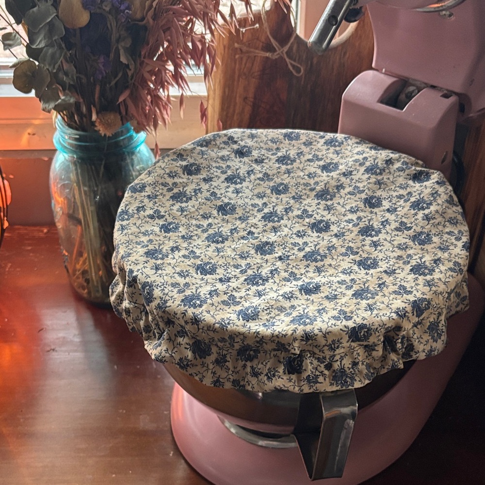 Floral Mixer Bowl Cover